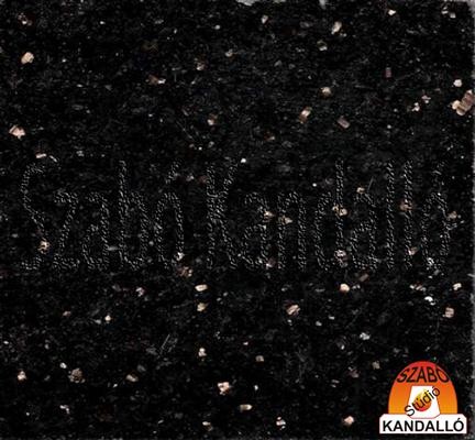 Black Galaxy gránit - Indiából - fekete, aranysárga apró szemcsékkel