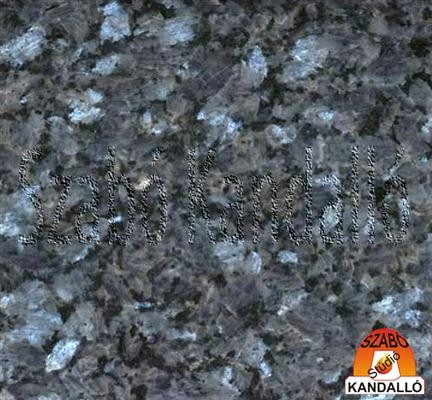 Labrador Blue Pearl gránit - Norvégiából - fekete, sötétkék, ezüstkék kristályokkal